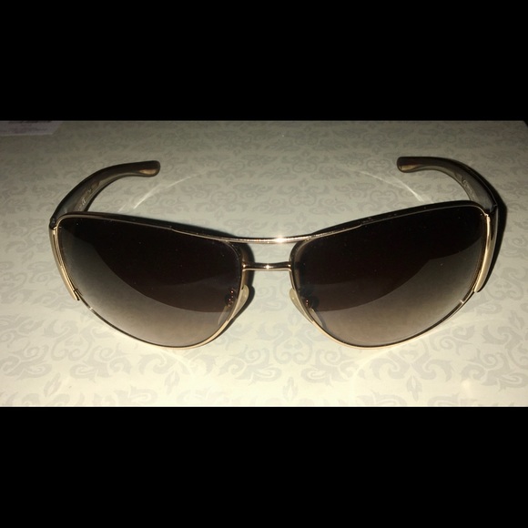 Authentic Prada Aviator Sunglasses SPR75G BROWN - Picture 4 of 6
